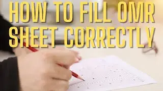 how to fill omr answer sheet quickly in competetive exam I omr sheet