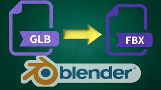 Convert GLB to FBX with Textures!