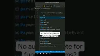 No auto complete for function params ? Annotate with JS Doc Syntax ! 