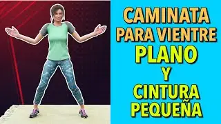 42 Min de Cardio Abs de Pie: Caminata Para un Vientre Plano y una Cintura Pequeña