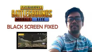How to fixed PUBG lite black screen?