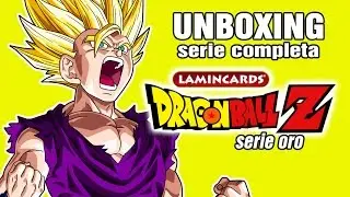 Lamincards Dragon Ball Z Serie Oro - Unboxing Serie Completa - NikelPlay
