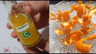 How to prepare vitamin c serum for glowing skin! Cheap and effective! 🍊