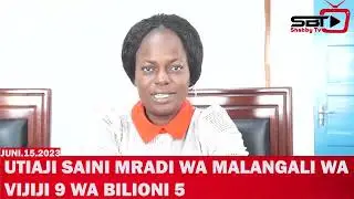 UTIAJI SAINI MRADI WA MAJI MALANGALI WA BILIONI 5
