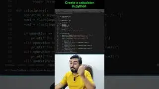 Calculator program in python #viralvideo #pythonforbeginners
