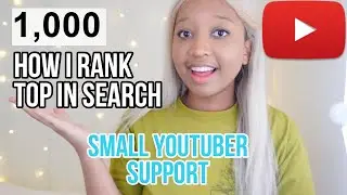 HOW TO FIND THE BEST KEYWORDS ON YOUTUBE AND RANK HIGHER IN SEARCH - SMALL YOUTUBER SUPPORT