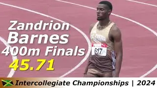 Zandrion Barnes | GC Foster | Terry Thomas | Tyrese Ebanks | Men 400m Finals | Intercol Champs 2024