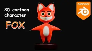 3d fox character #shorts
