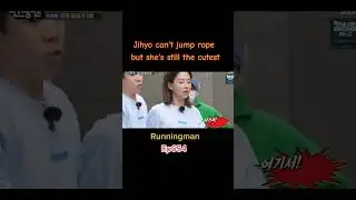 The rope's rotating on the opposite side than the usual one  So it's harder for JH unnie to enter  B