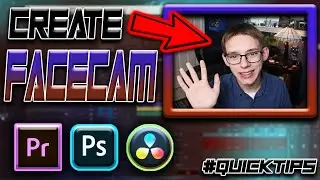 How to add a FACECAM in Premiere and Resolve! | 