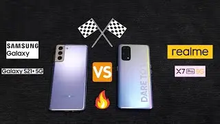 Comparison test b/w Dimensity 1000+ & Exynos 2100(Realme x7 pro vs Samsung s21+)Results r shocking!😱