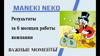 Результаты  за 6  месяцев работы компании