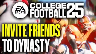 How To Invite Friends to Online Dynasty in College Football 25 (PS5 & Xbox)