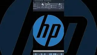 AutoCAD 2D Exercise Create HP Logo