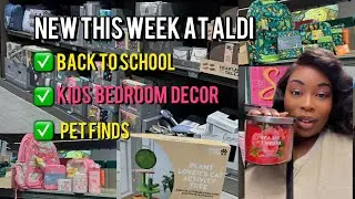 NEW Aldi Finds This Week! Back to School, Kids Room Decor & Cute Pet Essentials