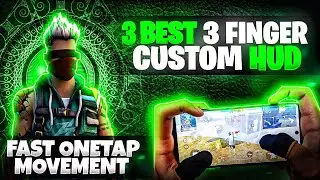 Top 3 Best [ CUSTOM HUD ] For 3 Finger Claw || MOVEMENT + HEADSHOT Easy 🔥 || Better than PC ⚡