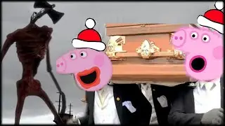 Peppa Pig + Coffin Dance + Siren Head  meme