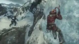 Rise of the Tomb Raider Lara Croft in snow and ice