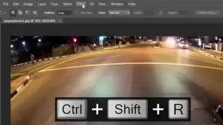 شرح في دقيقة #9 : ازالة الاعوجاج من صور كاميرا جو برو بالفوتوشوب | [GOPRO - SJCAM]