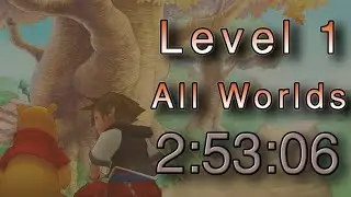 Kingdom Hearts: Final Mix [PC] - All Worlds (Level 1) Speedrun in 