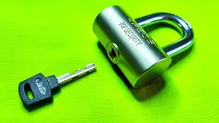 [193] КАК ВСКРЫТЬ ЗАМОК ДИСКОВЫЙ НАВЕСНОЙ APECS