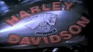 Harley Davidson and the Marlboro Man shoot Pool