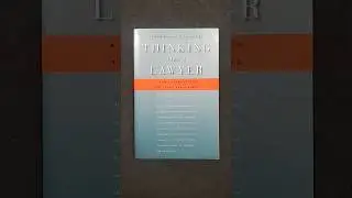 Frederick Schauer's "Thinking Like a Lawyer" #ThinkingLikeaLawyer #LegalReasoning #LawandFact #Books