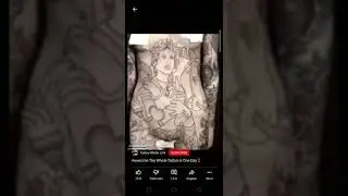 full body tatto famale amazing #short