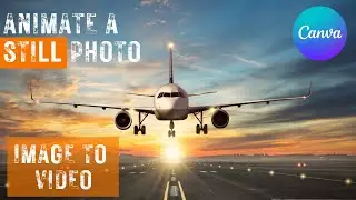 How To Animate a Still Photo in Canva | Image to Video | Mazrify