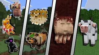 🌟Las mejores MINI TEXTURAS de MOBS que debes probar en MINECRAFT PE🌟(Bedrock)