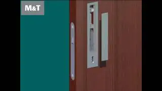 Установка фурнитуры M&T - Врезные ручки Maya (сувальдный замок)