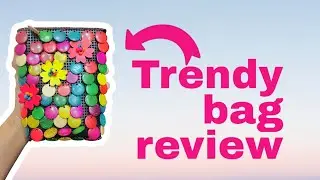 Colorful Beaded Floral Sling Bag