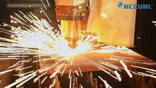 ACCURL 15Kw fiber laser cutting machine for oxygen cutter 30mm Mild Steel