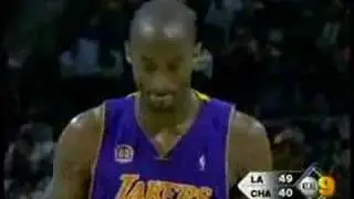 Kobe Bryant 31 points 5 assists 4 steals vs Bobcats 2007-08