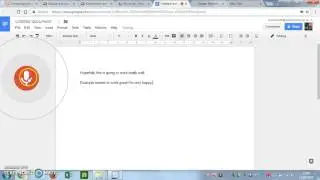 How to use voice typing in Google Documents