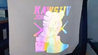 How amazing reflective DTF film transfer!