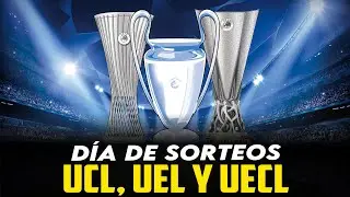 SORTEO DE CHAMPIONS LEAGUE, EUROPA LEAGUE Y CONFERENCE LEAGUE