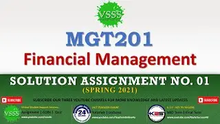 MGT201 Assignment No. 1 Solution Spring 2021 | MGT201 Assignment 1 Solution 2021