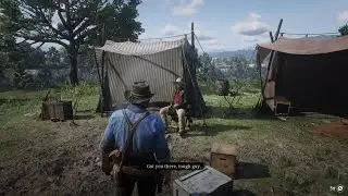 Micah pulled a prank on Arthur and ended up embarrassed - Red Dead Redemption 2