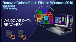 How To Recover Deleted Data/Files From HDD/SSD In Windows 7,8,10  |100% Working + Free Tool 2019|