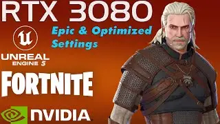 Fortnite Chapter 4 | RTX 3080 + 5700X | Unreal Engine 5.1 Nanite & Lumen | 1440P & 4K