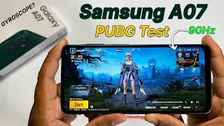 Samsung Galaxy A07 PUBG Test 🔥- Helio G99, 90Hz, Best Budget Gaming Phone ?