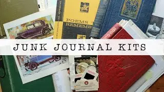 Studio Vlog 🍁 Junk Journal Kits, New Family Member, An Autumn Walk