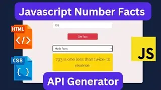 Fetch Interesting Facts about Numbers using this Javascript API