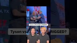Tyson vs Paul fight is RIGGED? #miketyson #jakepaul #boxing