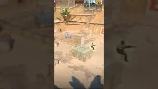 1 vs 4 amazing ninja #kayra #csgo #counterstrike2 #1v4clutch #dust2 #dust2smokes
