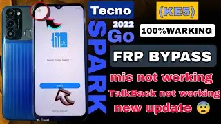 All Tecno Android 12/13 Frp Unlock | Bypass Google Account | tecno 2022 frp bypas | kg5 frp bypass