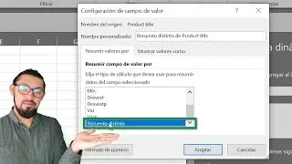 Microsoft Excel 🎀 Recuento distinto en Tabla Dinámica