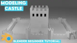 Modeling castle in blender 2.83 part 1|blender modeling