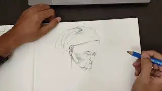 #sketching #practice with a broad #staedtler #pencil